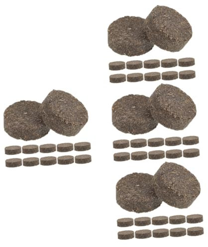 VANZACK 80pcs Wood Firelighter Starter Blocks Dried Kindling Natural Wood Firewood for Camping Bbq