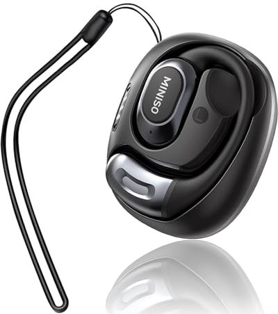 MINISO Al Translation - Audífonos inalámbricos OWS MS156, compatibles con 150 idiomas, Bluetooth de oído abierto, batería de larga duración, sonido estéreo HiFi, auriculares inalámbricos para deportes