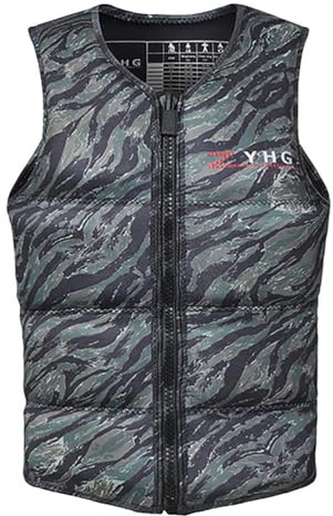 WYYHAA Neoprene Wakesurf Impact Vest for Mens, Designed for Wake Surf and Skimboard, Great for Boating Rafting Surfing All Watersports Activities,XL