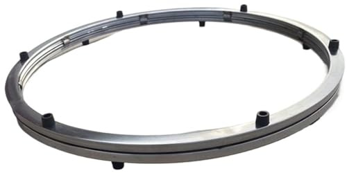 Slät roterande platta för bordsskiva tjock solid tung last rostfritt stål Lazy Susan roterande platta vridbar platta matbord köksmöbler 50–120 cm