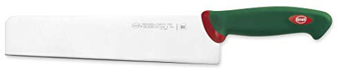 Sanelli Premana Professional Coltello Pasta, Acciaio Inossidabile, Verde/Rosso, 37.5 x 3 x 6 cm