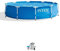 PUNER Store Intex 28201EH Metallrahmen-Set mit Filterpumpe, 3 m x 30 m