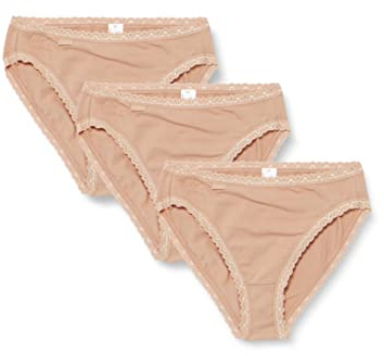 Sloggi 24/7 Cotton Lace Tai C3P Femme, Brush, 48