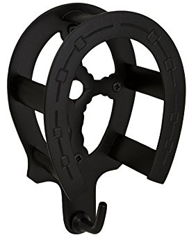 Tack Room Studio Brass Horseshoe Bridle Rack- Black Finish