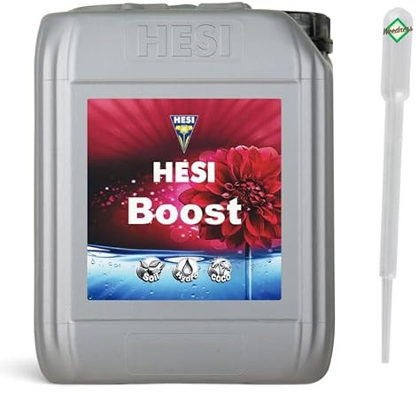 Hesi Boost 5 liter för blomningsfasen - väx gödselmedel naturligt gödselmedel inomhus växter organisk flytande organisk blomning boost