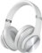 DOQAUS Bluetooth Headphones Over Ear, 90Hrs Playtime, BT5.3 Wireless Headphones with Mic, 3 EQ Mode, Foldable Headphones with HiFi Stereo Sound, Soft Protein Earmuffs, for PC Mobile Phone(Light Grey)