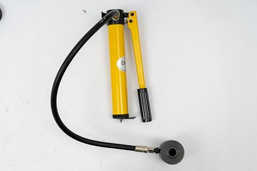 Mermajestic Hydraulische Handpumpe, 6 optionale Matrizen, Cr40 Stahl, 8T, Hydraulische Pumpe Anti-Rutsch-Griff und Tragbarer Werkzeugkaste, Hydraulische Bremsen Einpresswerkzeug (SYK-8B)