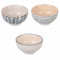 Villa d'Este Home Tivoli Set 6 Ciotola tonda Ø 11,8 cm in porcellana, doppio decoro, Soho