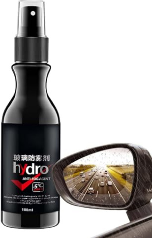 Spray nettoyant anti-buée pour vitres de voiture, agent de revêtement anti-grenouille – nettoyant pour vitres avec revêtement anti-buée pour voiture – Spray de protection longue durée – Film anti-m