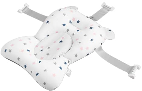 Almohadilla Bañera Bebe, Cojín De Baño Para Bebe, Cojin Bañera Bebe Asiento Baño Antideslizante, Para Niños Recién Nacidos 0-12 Meses