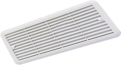 For griglia di ventilazione for frigorifero THETFORD 62445480 483 mm x 186 mm Ventilazione dell'aria for camper e autocaravan(White)