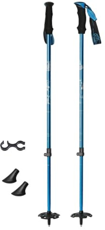 Harilla Skiing Poles Boot Tips Multifunctional Ergonomic Grip Skiing Sticks Adjustable for Slope Outdoor Adventures Winter Sports