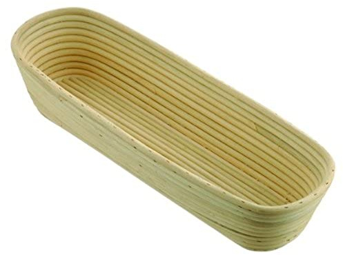 Althuetter-Markthandel Proving Basket Peddigrohrform Peddigschalen oval 1 kg 340 x 130 MM
