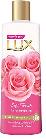 Lux Soft Touch Silk Essence & Rose Infusion Moisturising Body Wash, 240ml