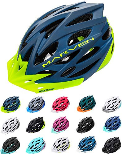 meteor® Marven Fahrradhelm Herren Damen Kinder-Helm MTB rollerhelm mädchen kinderfahrradhelm für Downhill rennradhelm Mountainbike Inliner skaterhelm BMX fahradhelm Scooter Jungen Bike Helmet