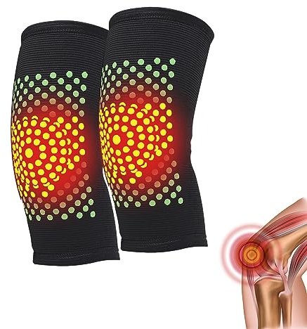 HASAIKA® Genouillère Auto Chauffante, Genouillère Chauffante, Chauffante Manchon De Genou, Genouillères pour Soulager Les douleurs articulaires pour Arthrite