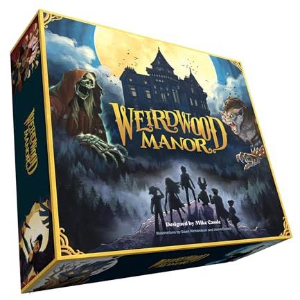 Greyridge Games | Weirdwood Manor |Cooperative Board Game of Adventure & Strategy | Battle Monsters in The Manor | Ages 12+ | 1-5 Players | 90-120 Minutes