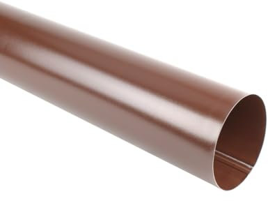 Fallrohr 1 m 100 mm metall RAL8017 (Braun) KASKADA