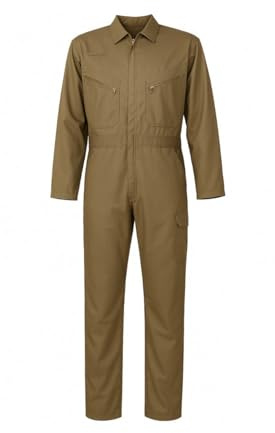 4AS Disposable Hazmat Suit – Full Body Coverall for Men & Women with Hood – Breathable & Water-Resistant Hazmat Suit – Ideal Painters Overalls & Workwear Protection (Medium)