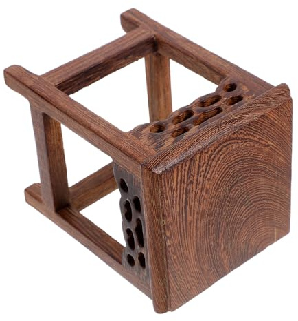VALICLUD Supporto per Piante in Vaso in Legno Vintage, Piedistallo Espositore Decorativo per Interni, Base Superficie Liscia e Resistente per Mantenere Ordine e Pulizia