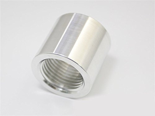 Autobahn88 Raccordo a saldare NPT femmina in alluminio - 1/8 NPT, DE= 22 mm (0,9) (argento)