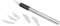 Westcott E-73000-SET 00 Scalpel Set Including 6 Different Knives Particularly Robust Metal Handle with Rubberised Grip Zone