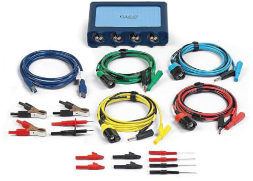 Pico Technology PicoScope 4425A Osciloscopio de diagnóstico para vehículos automoción 4 Canales USB PC Scope Kit Básico