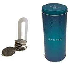 premium kaffeepaddose mit lift