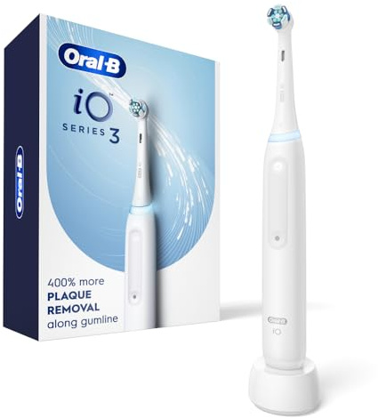 Oral-B iO Series 3 Electric Toothbrush with (1) Brush Head, Rechargeable, White