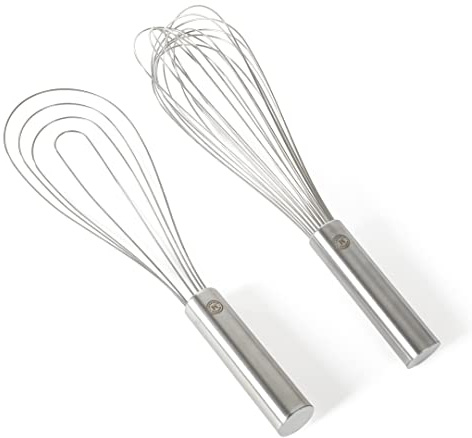 Martha Stewart Richburn 2pc 12 Stainless Steel Balloon & Flat Whisk - Satin Finish