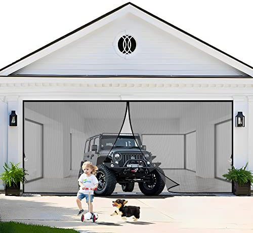 Fliegengitter Tür Insektenschutztür Insektenschutzrollo Schiebetür, 95 x 220 cm mit Full Frame Klettverschluss & Eingenähten Gewichten, Bausatz【Schwarz】