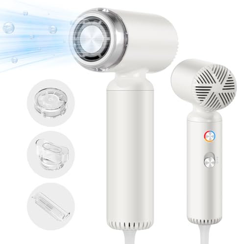 Webeauty Föhn, [Superleicht] Ionen Haartrockner, 110.000 U/min Hochgeschwindigkeit Haarföhn, 200 Millionen negative Ionen, schnell trocknend, Reisefön leicht und tragbar, für Familie und Reisen, Weiß