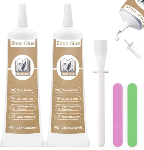 120 ML Buchbinderleim, bastelkleber transparent flüssig schnelltrocknend, sicherer und kinderfreundlicher Kleber für Kunst und Bastelarbeiten, starker Klebstoff für Schule & Bürobedarf