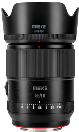 Meike 55 mm F1.8 Pro Full Format AF-STM, obiettivo ad alta risoluzione 8K, autofocus fisso, obiettivo ritratto per fotocamere Fujifilm X-mount XT4 XT5 XT10 XT20 XT30 X-A2 X30 X-S10