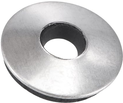 TA-VIGOR 100Pcs EPDM Bonded Sealing Washers, 5.5mm ID x 16mm OD x 2.5mm Thick Rubber Backed Stainless Steel Screw Gaskets for Leak-Proof Sealing