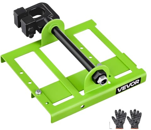 VEVOR Guía para Motosierra, Ancho Ajustable de 5 a 15 cm, Guía Vertical para Madera, Aserradero Móvil de Hierro Fundido, para Trabajadores de la Construcción y la Carpintería, 240 x 205 x 76 mm