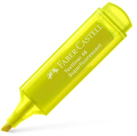 Faber-Castell 154807-10 Marcadores Fluorescente Textliner 48 - Color Amarillo