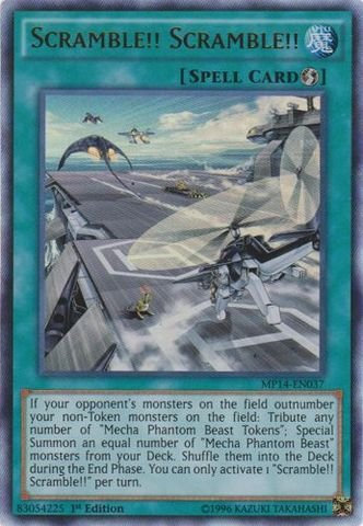 Yu-Gi-Oh! - Scramble!! Scramble!! (MP14-EN037) - Mega Pack 2014 - 1st Edition - Ultra Rare