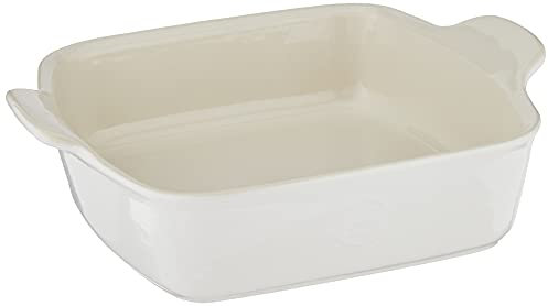 Emile Henry Made In France HR Modern Classics Square Baking Dish 8 x 8 / 2 Qt, White
