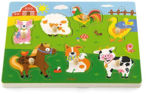 Viga 51273 - Soundpuzzle, Bauernhof