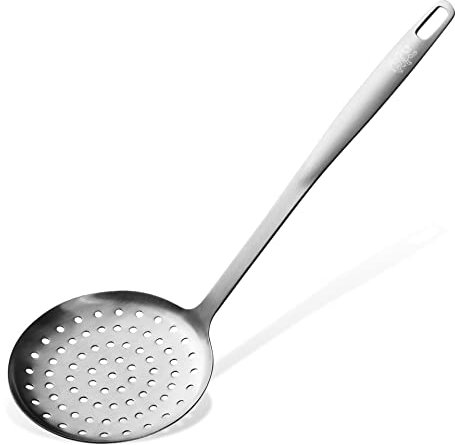 Stanley Rogers - Cucchiaio scanalato in acciaio inox - Cucchiaio colino satinato - Accessorio da cucina lavabile in lavastoviglie