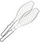 SIDCO Fischgriller 2 x Fischhalter Fischbräter 58 cm Fischklammer Fischzange BBQ Klemme