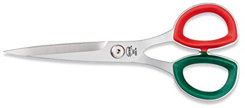 Sanelli Premana Professional Forbice Lavoro professionale 7 Pollici, Acciaio Inossidabile, Verde/Rosso