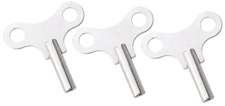 Homoyoyo 3St Uhrenschlüssel Uhr aufziehen bodenuhr zubehör Uhrzeiger und Motorsatz praktische Uhraufzugstasten Taktversorgung Haupt Standuhr Tischuhr Knopf Wanduhr Stahl