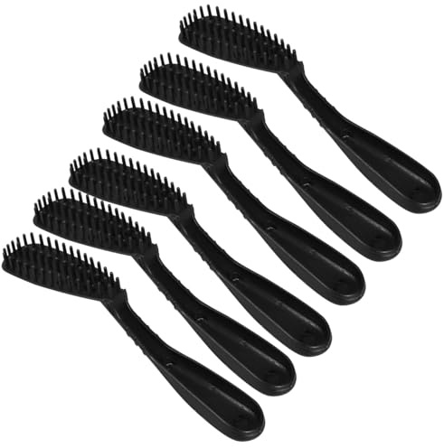 Generic Pennello per Tintura Chioma 6 Pezzi Set, Spazzola Applicatore Tinta Salone, Pettine Plastica Lavabile per Colorazione Fai da Te e Uso Professionale Parrucchieri