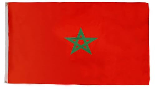 AZ FLAG - Flagge Marokko - 150x90 cm - Marokkanische Fahne 90 x 150 Cm Feiner Polyester - Flaggen