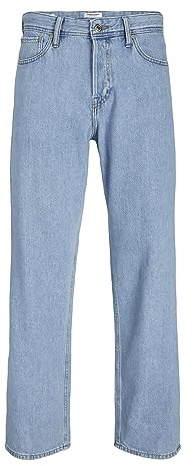 JACK & JONES Jean Coupe Ample pour Homme Eddie Original MF 710, Bleu Denim 1, 36W x 32L