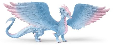 SCHLEICH Bayala - Large, 32cm Crystal Dragon Toy. Pretty, Movable Wing Fantasy Action Figure for Girls and Boys. Fun, Imaginative Play Fairy Figurine, Cute Mystical Toys for Kids Ages 5+, 70833