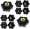 Flewdart 10pcs Manopola A Stella M6 X 32, Dado Di Serraggio Stella Per Vite A Stella, Maniglia A Stella Mobili Meccanica Apparecchiature Elettroniche