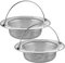 2 Piezas Colador Fregadero con Asa，Acero Inoxidable Filtro，Fregadero con Asa para Evitar Obstrucciones para BañO, Ducha, Filtro De DesagüE, TapóN Fregadero De Cocina(11 X 8 X 2 Cm)